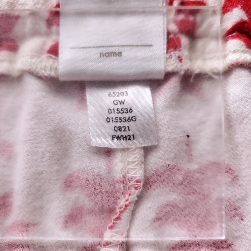 Hanna Andersson Flannel Pajama Pants Women L Red White Holiday Nordic Hygge Cozy - Picture 7 of 7